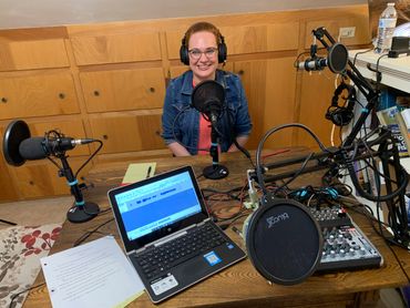 Sierra Ward with Lead Chamber of Commerce and visitor center.