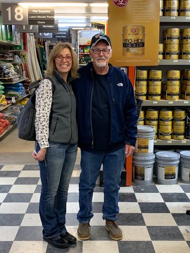 Erin Morgan from Thyssen Mining Inc. Meets Dr. Will in a local hardware store