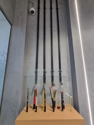 DEWA Cable Museum in Al Ruwayyah, Dubai – innovative design showcasing Dubai's electrical history.