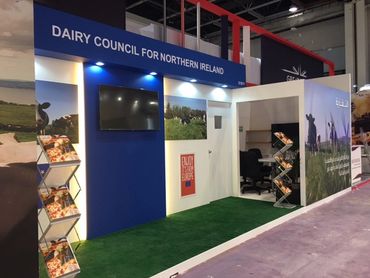 Dubai exhibition stand for Dairy Council North Ireland at Gulfood 2022