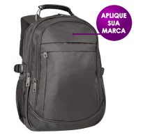Mochila para notebook personalizada com aplicação de logomarca