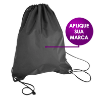 Mochila saco sacochila com aplicação de logomarca