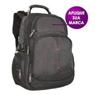 Mochila personalizada para notebook com aplicação de logo