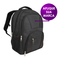Mochila para notebook personalizada com logo gravado a laser ou impressão digital