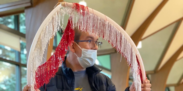 Neighbors enjoying a meal