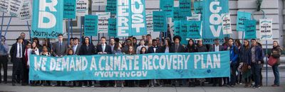 Join us for the rally at the federal courthouse in SD and support these young climate warriors .