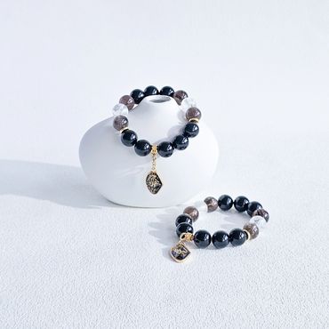 Tourmaline, Quartz, Crystal Bracelets, Intention Bracelets, Crystals