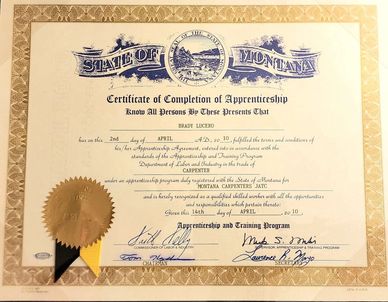 State-certified professional with 20+ years of trade experience and advanced carpentry training.