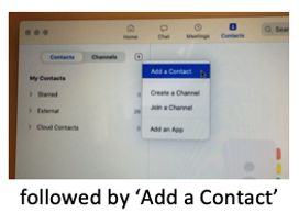 How to add a contact on Zoom Meetings