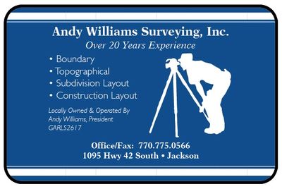 Andy Williams Surveying in Jackson
