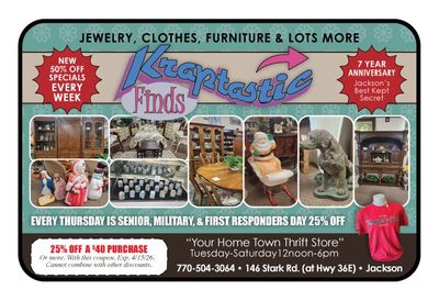 Jackson thrift store kraptastic finds Exclusive savings only here