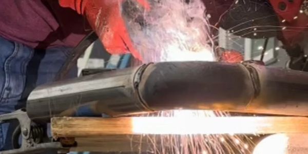 No pipe welding, too big