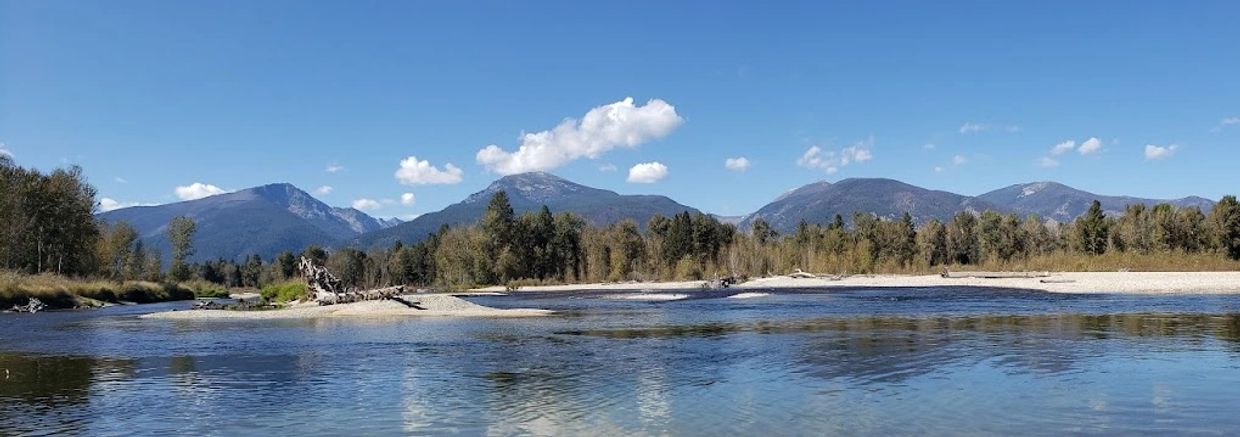 Bitterroot River Valley in Montana
