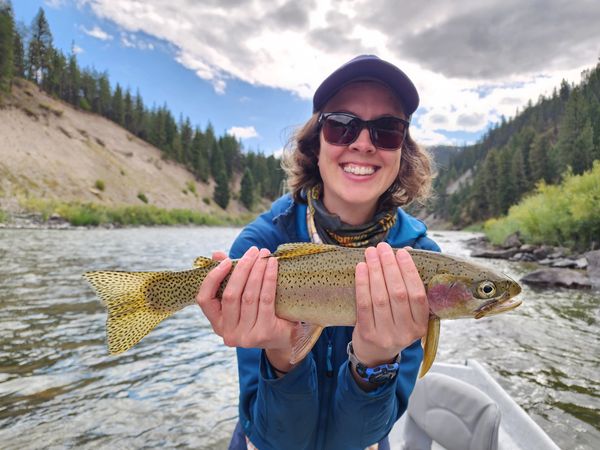 Sara With A Cookie Cutter Clark Fork Rainbow Trout