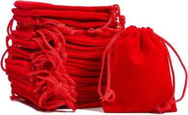 I have a variety of different sizes of velvet jewelry pouches for different sizes of jewelry.