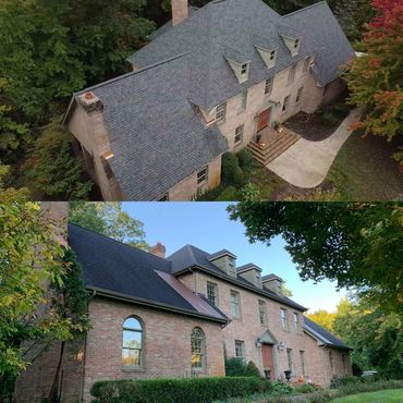 This high-end, gated subdivision home received a brand new roof courtesy of All-State and TRC