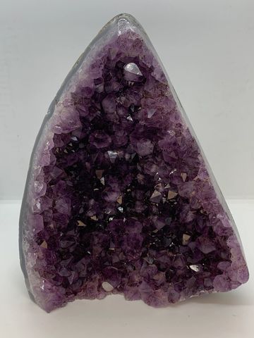 Deep Purple Amethyst free standing Geode / Church