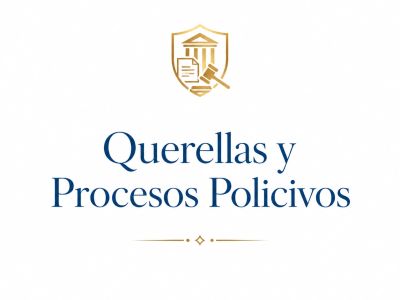 querellas y procesos policivos