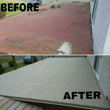 Complete vinyl deck make over enhancing home exterior