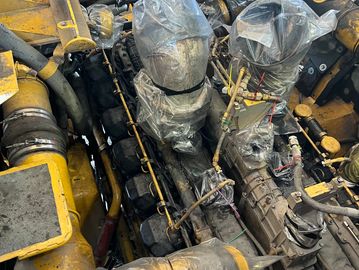 Engine with turbos removed