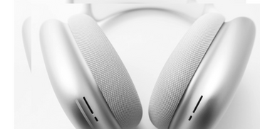 Een zilveren koptelefoon als teken van goed kunnen luisteren