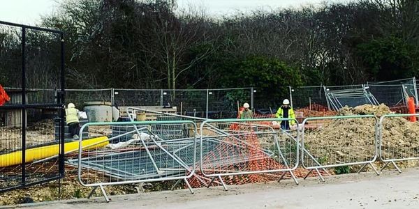 Site permitters fencing supplied and installed.