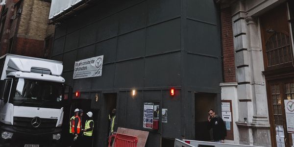 Site hoarding supplied and installed.