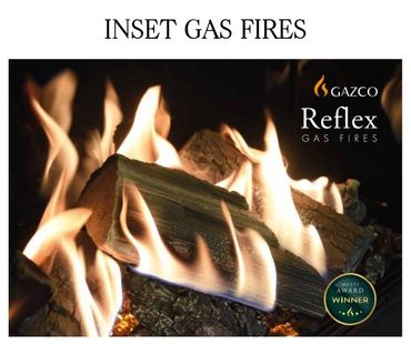 Gazco inset gas fires from the Reflex collection all safely and expertly fitted by Andy Yates ltd
