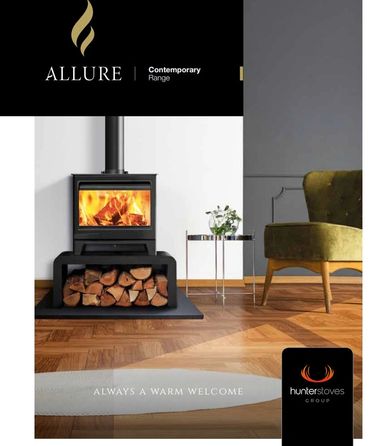 Allure Hunter stoves alternative range always a warm welcome Expert installations in Oxfordshire