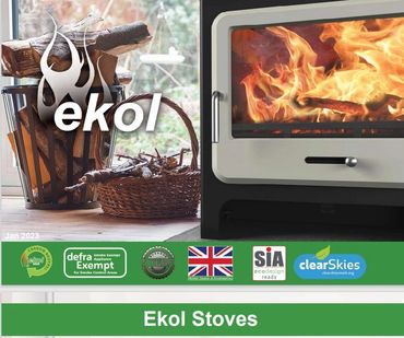 Ekol wood log burning and multi fuel stoves fitted in Oxfordshire area by Andy Yates woodburners