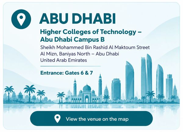 Abu Dhabi venue for the Bright Start International Conference 2026 at Higher Colleges of Technology, Abu Dhabi Campus B.