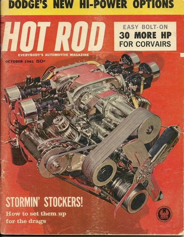 Restored engine of an old car