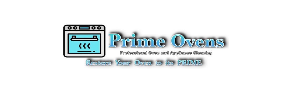 prime ovens professional kitchen appliance and oven cleaning service logo