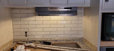 Backsplash added