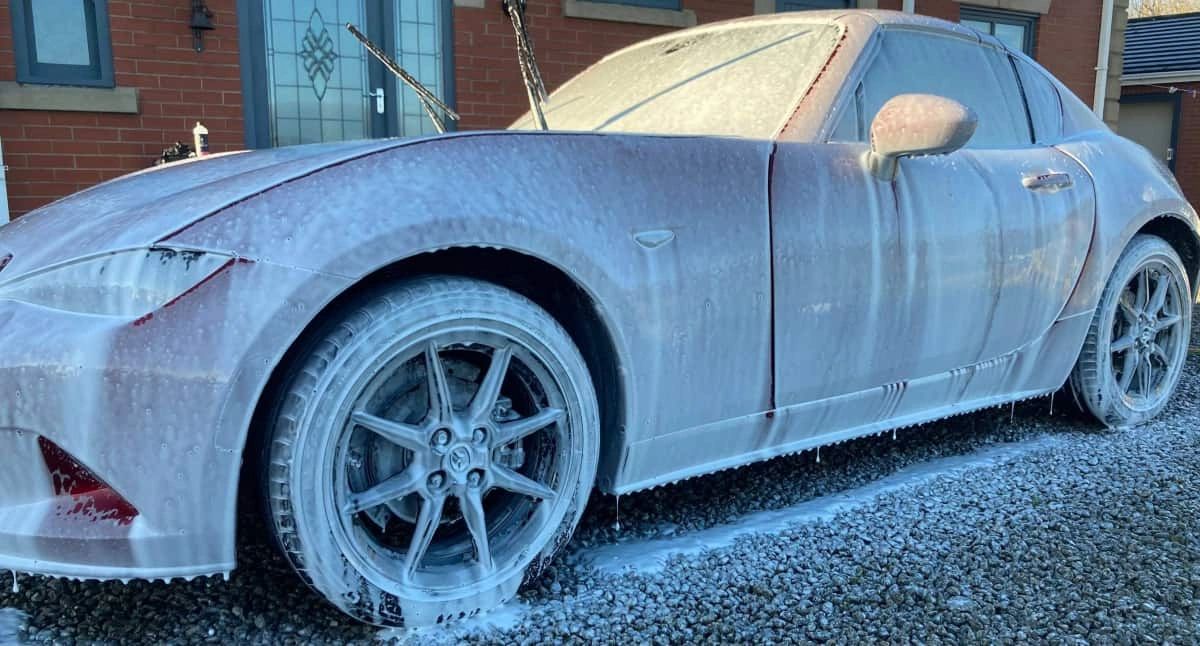 Mazda MX 5 Foam Wash