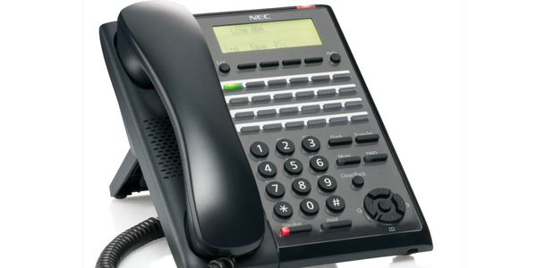 Traditional Digital Telephone Phone.
NEC SL2100 24 Button digital telephone