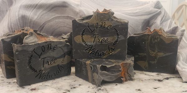Coconut free clarifying soap with turmeric
