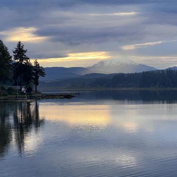 Silver Lake, Washington and Mount St Helens.