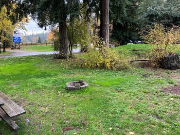 At Silver Lake Resort, each tent site has it's own fire pit.