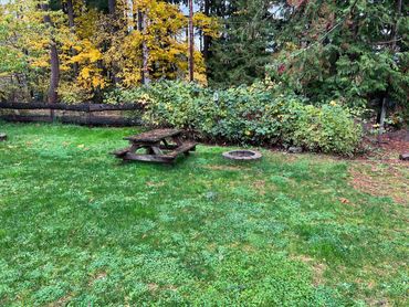 At Silver Lake Resort, each tent site has it's own fire pit.