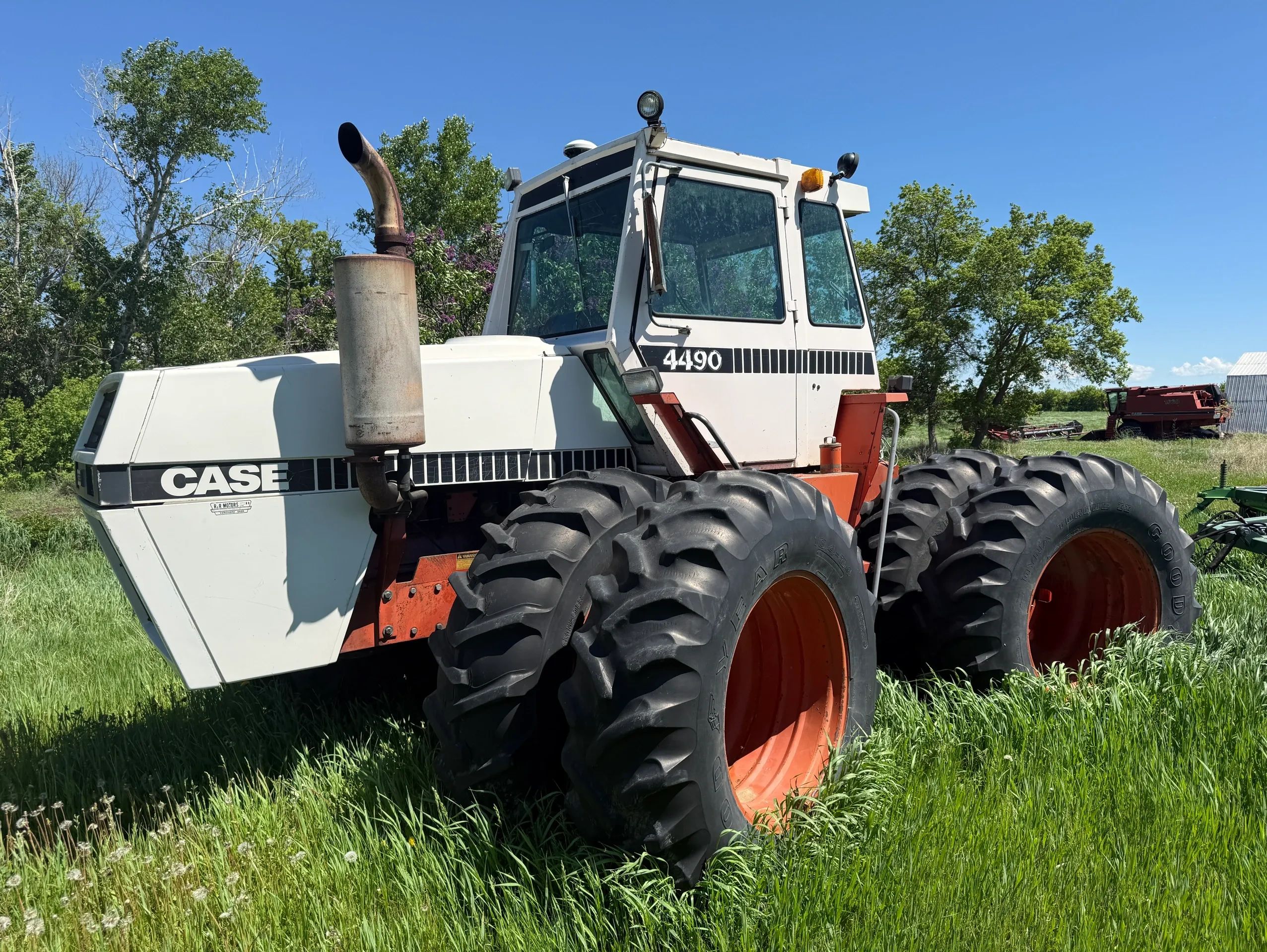 1982 Case 4490 with Outback autosteer