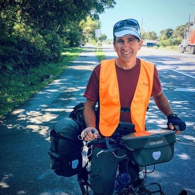 Gary bikepacker from Seattle