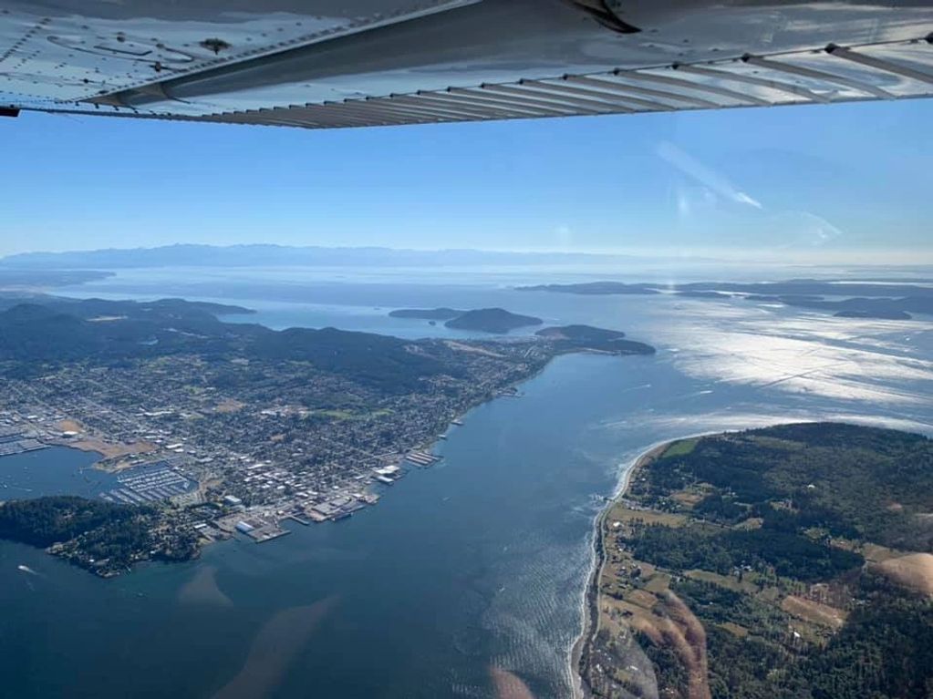 Puget Sound from a Cessna 172