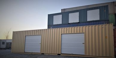 shipping containers with rollup doors
storage containers for sale