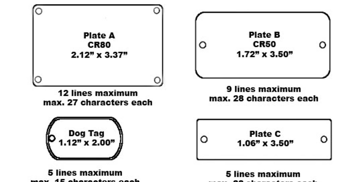 Dog Tags and Other Metal Plates