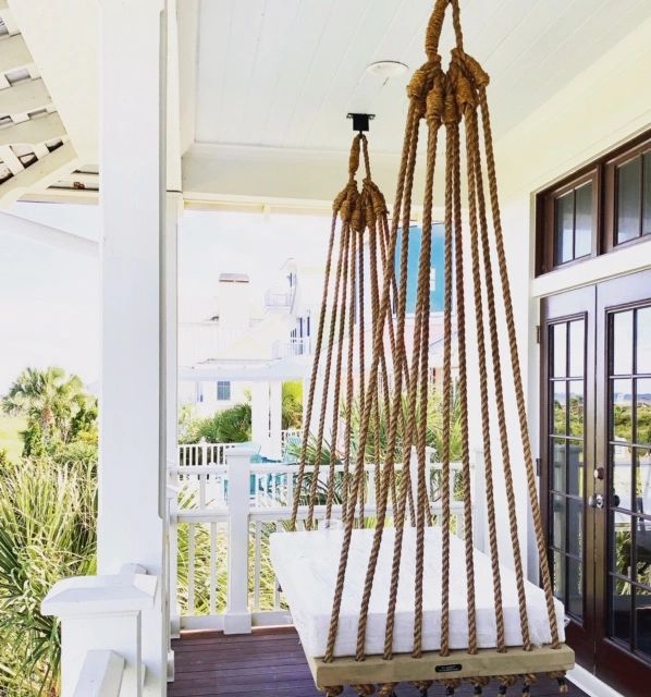 Bring the Islands home to you.  Enjoy this beautiful Maritime SwingBed on your back porch or deck.  