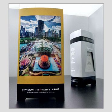 Paper awards designed for a contest.