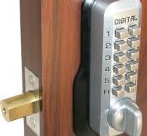 digital mechanical keypad lock