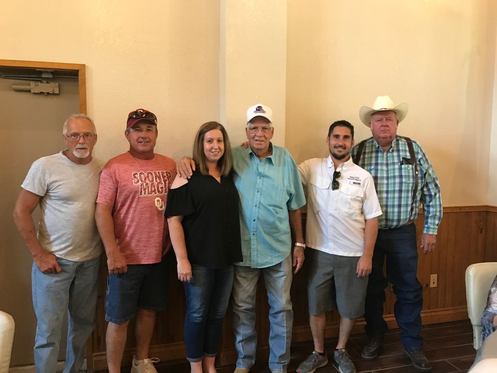 MacHill team members and Stanley McCasland at Stanley's 80th birthday.