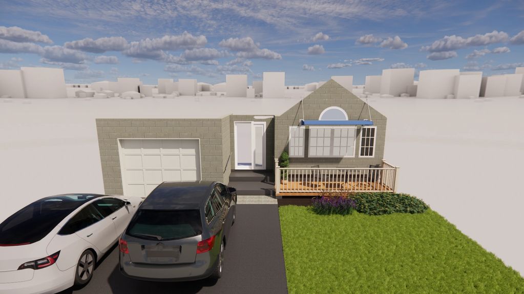 A lovely small bungalow located in Ottawa's east end, the homeowner is looking to renovate the front